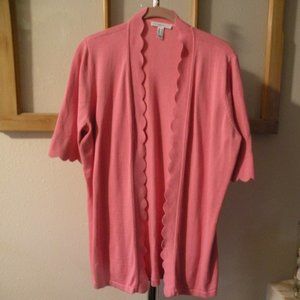 Isaac Mizrahi Live short sleeve sweater